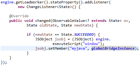 JavaScript-to-Java Bridge