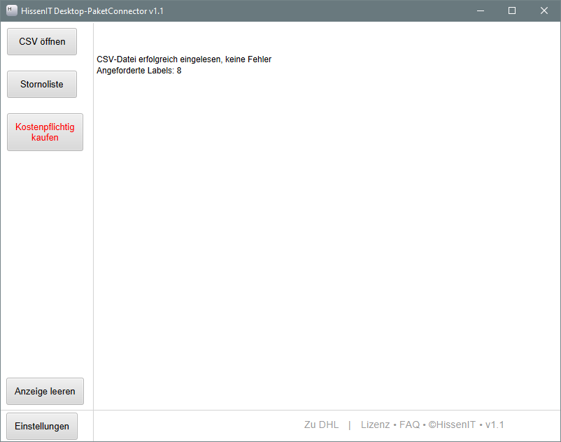 DHL CSV Upload - DHL CSV Upload -
