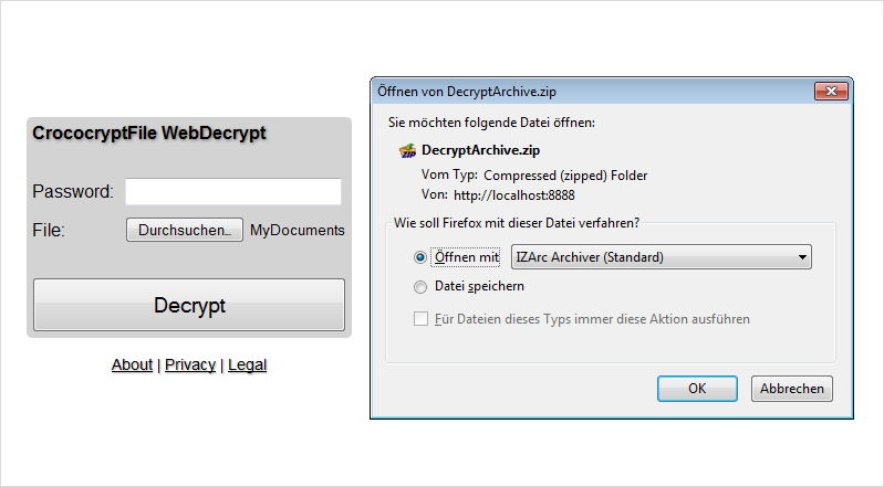 CrococryptFile WebDecrypt download