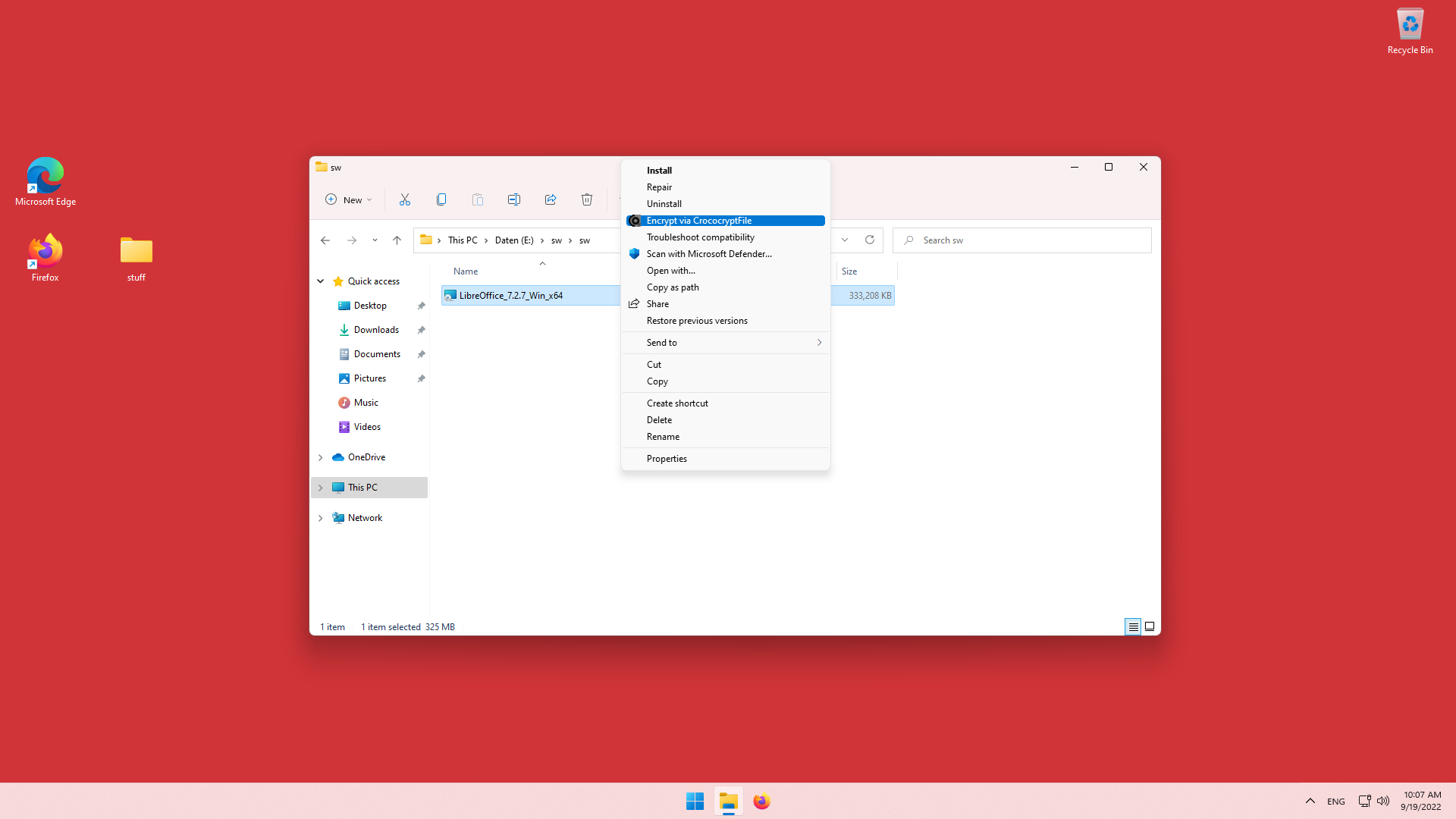 CrococryptFile - Windows 11 Verschlüsselung - 01