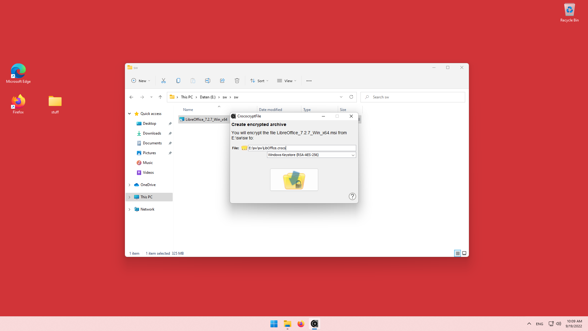 CrococryptFile - Windows 11 Verschlüsselung - 02