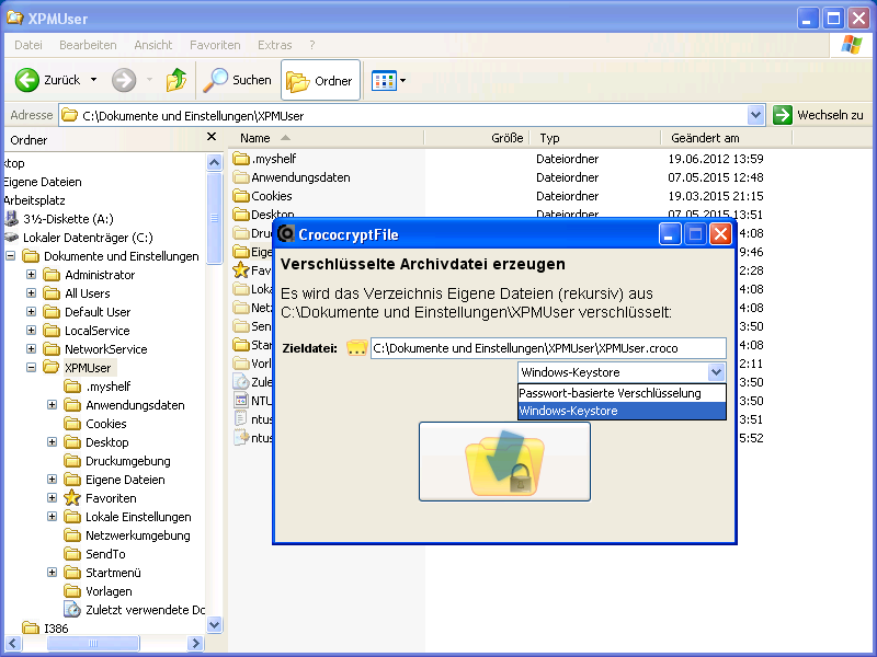 CrococryptFile Windows CAPI Encrypt