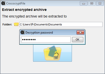 CrococryptFile Windows Decrypt GUI