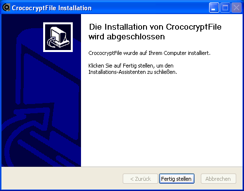 CrococryptFile Windows Setup