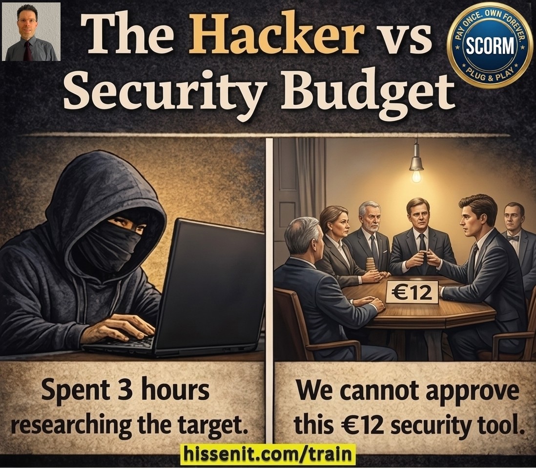 IT Security Awareness - Hacker vs. Security Budget
