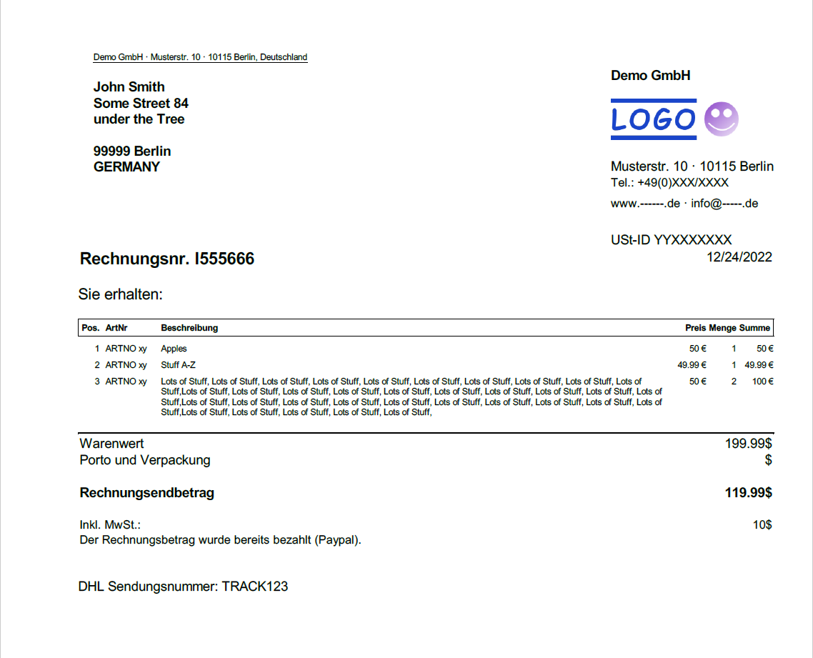 PDF Invoice Creator PDF Invoice Creator